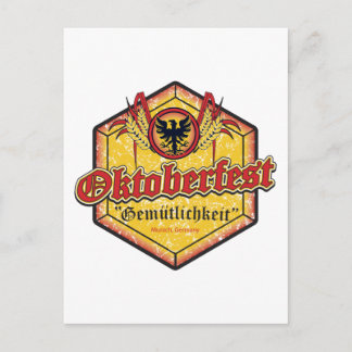 Oktoberfest - Pentagon Design Postcard