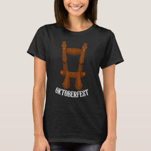 Oktoberfest Suspenders German Beer Lederhosen T-Shirt
