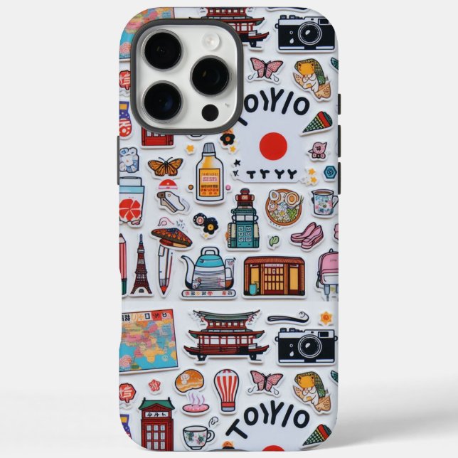 okyo Kawaii Sticker Bomb: Japan Pop Edition Case-Mate iPhone Case (Back)