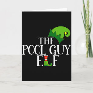 Ol Guy Elf Matching Family Group Christmas Party P Card