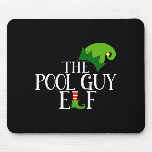 Ol Guy Elf Matching Family Group Christmas Party P Mouse Mat (Front)