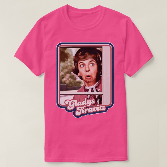 Ol Nosy Mrs Gladys Kravitz T-Shirt (Design Front)