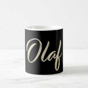 Olaf Name whitegold Tasse Teetasse Coffee Mug