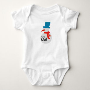 Olaf Snowman Baby Bodysuit