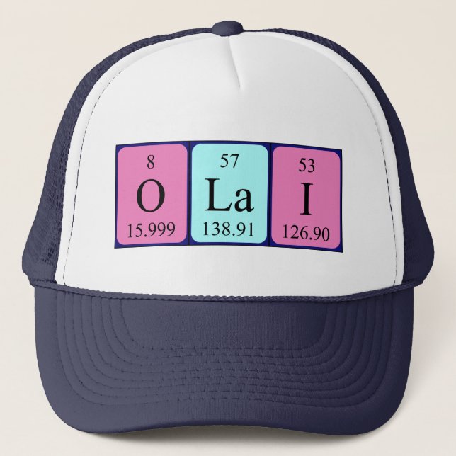 Olai periodic table name hat (Front)