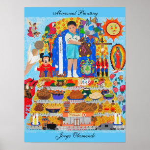 OLAMENDIES memorial painting Collectors edition P Poster