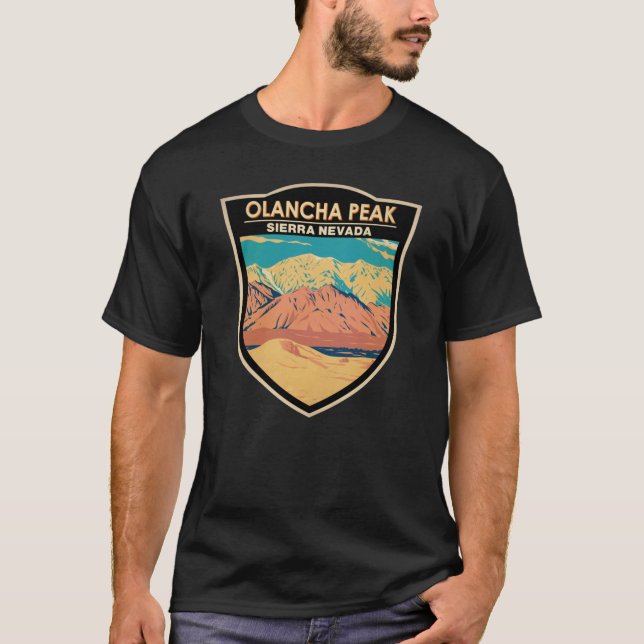 Olancha Peak Sierra Nevada California Vintage  T-Shirt (Front)