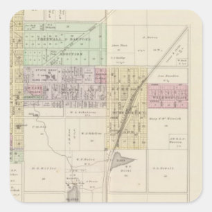 Olathe, Johnson County, Kansas Square Sticker