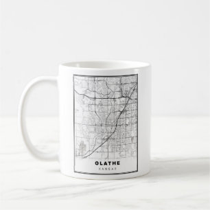 Olathe Map Coffee Mug