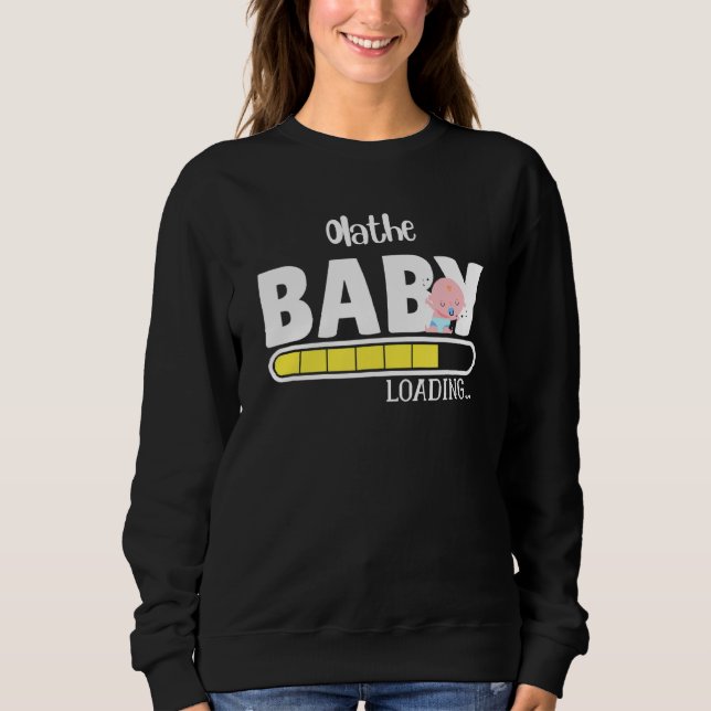 Olathe Native Pride Funny State Baby Parent Mum Da Sweatshirt (Front)