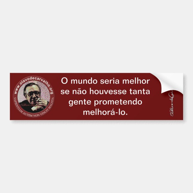 Olavettes - Olavo Products de Carvalho Bumper Sticker (Front)