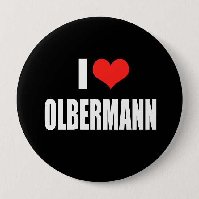 OLBERMANN Election Gear 10 Cm Round Badge (Front)