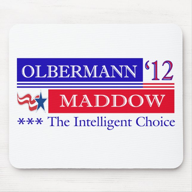 Olbermann Maddow 2012 mousepad (Front)