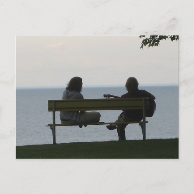 Olcott Beach, NY Postcard (Front)