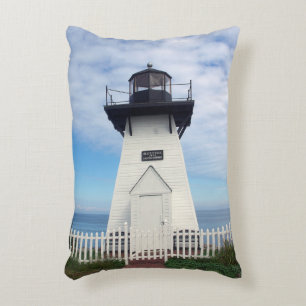 Olcott Lighthouse accent pillow
