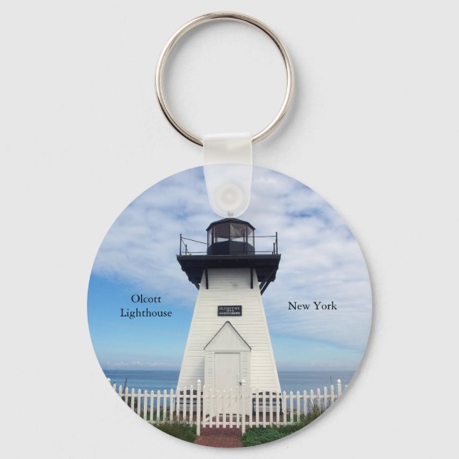 Olcott Lighthouse key chain (Front)
