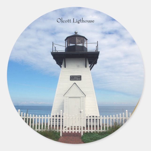 Olcott Lighthouse sticker (Front)