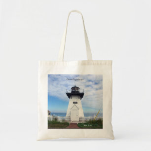 Olcott Lighthouse tote bag