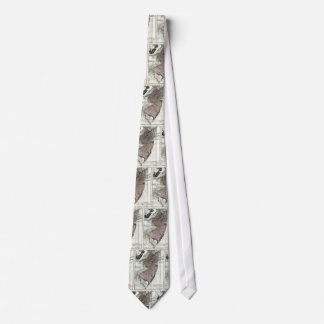 Old 1777 New Jersey Map Tie