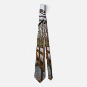 Old 1912 Green Bridge Neck Tie