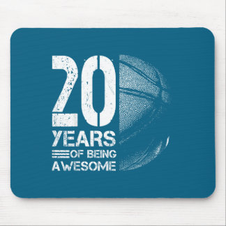 Old 20 20th Player Basketball Basketball Years Mouse Mat