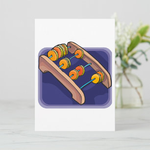 Old Abacus Invitation