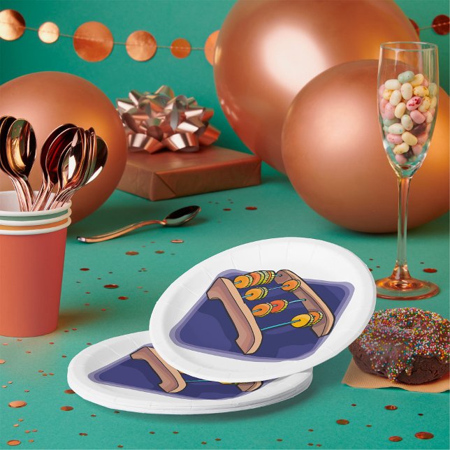 Old Abacus Paper Plate (Creator Uploaded)