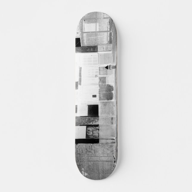 Old Abandon Building negative Skateboard (Front)
