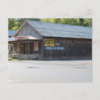 Old Abandoned Store Postcard