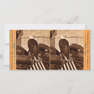 Old Abe, The Wisconsin War Eagle- Stereoview