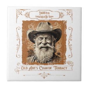 Old Abe's Chawin' Tobaccy Tile