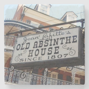 Old Absinthe House Coaster, New Orleans, Louisiana Stone Coaster