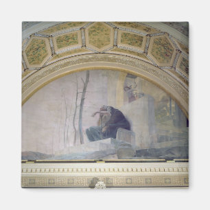 Old Age, from The Three Ages of Man, 1887 Magnet