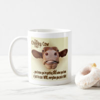 Old Age Humour, Cheeky Cow, Wee.