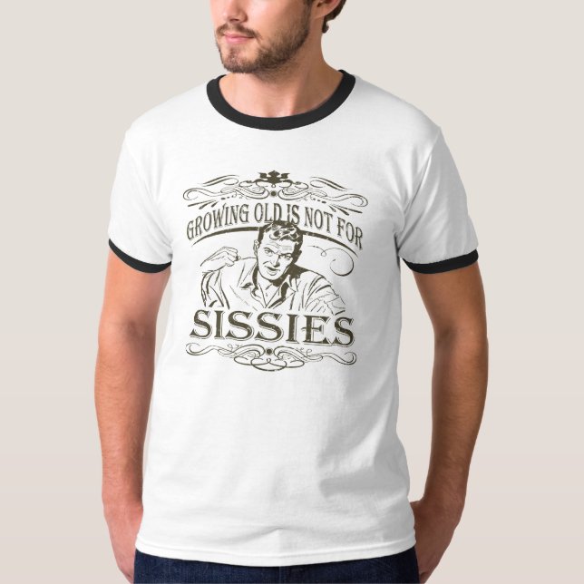 Old Age Humour T-Shirt (Front)