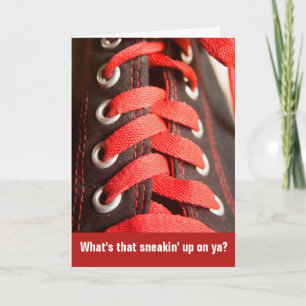 Old Age Sneaking Up On You Birthday Card