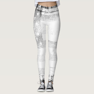 Old American Flag Leggings