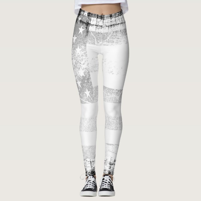 Old American Flag Leggings (Front)