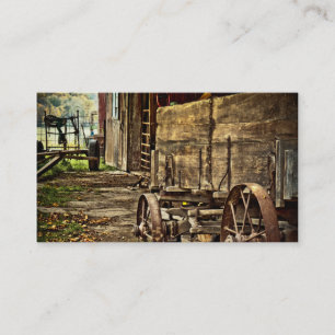 Old Amish Wagon Business Card