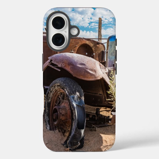 Old and abandoned car #3 in Solitaire, Namibia Case-Mate iPhone Case (Back)