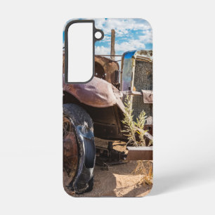 Old and abandoned car #3 in Solitaire, Namibia Samsung Galaxy Case