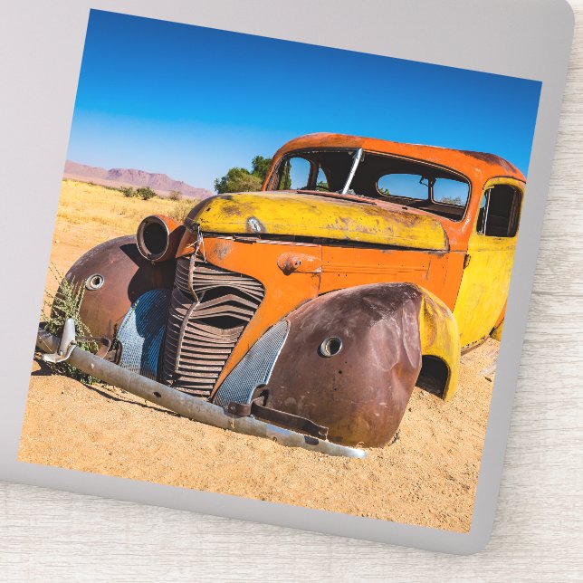 Old and abandoned car in Solitaire, Namibia (Detail)
