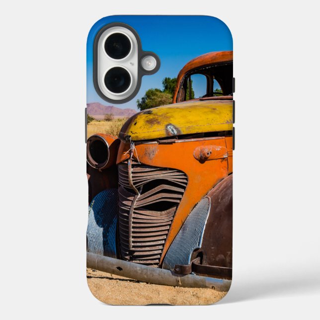 Old and abandoned car in Solitaire, Namibia Case-Mate iPhone Case (Back)