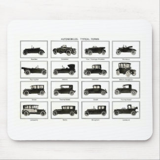 Old and classic car (retro auto): Vintage Cars Mouse Mat
