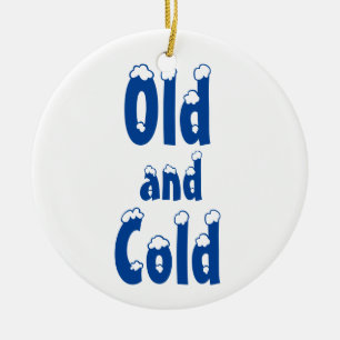 Old and Cold Ceramic Tree Decoration