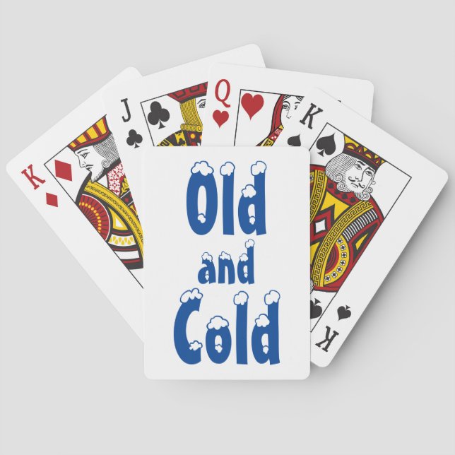 Old and Cold Playing Cards (Back)