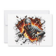 Old and Creepy Mummy Skeleton Breaks Through