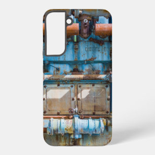 Old and rusty Atlas Imperial diesel engine at Inde Samsung Galaxy Case