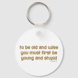 Old and Wise Key Ring