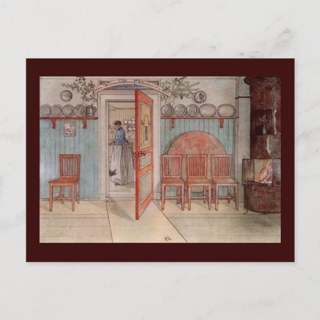 Old Anna (in the Kitchen) Postcard (Front)